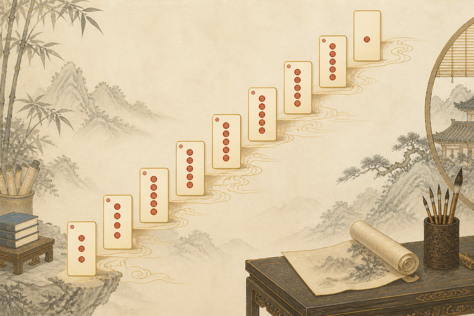 级数推进的示意