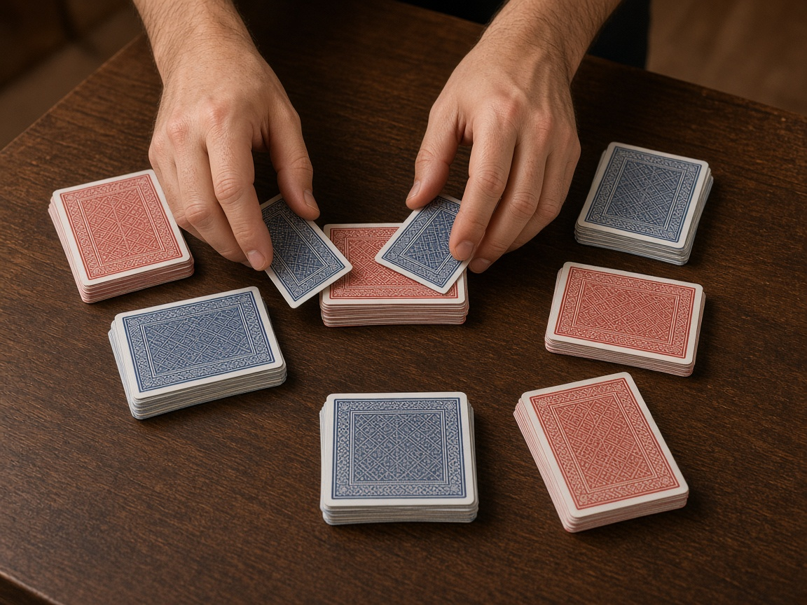 开局怎么理牌 开局在方桌上归拢手牌